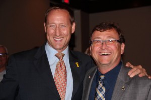 Mike Wallace and Peter MacKay at our BCA Burlington Dinner