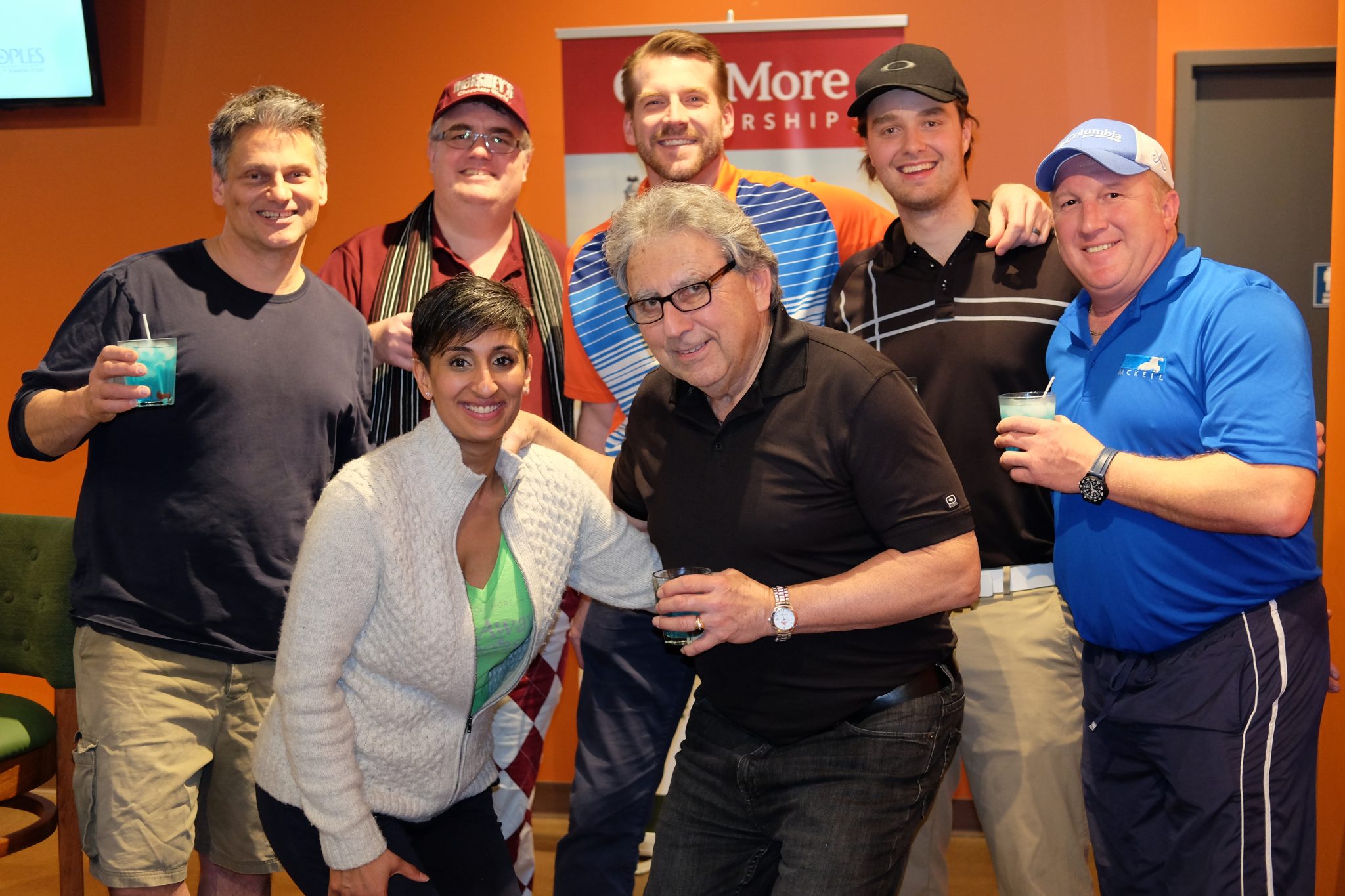 2017 Indoor Golf Tournament Fundraiser winning team!