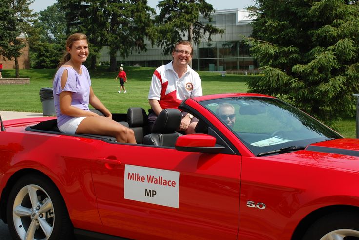 Mike & daughter Lindsay in Sound of Music Parade June 2013