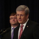 PM Harper & MP Mike at grand Opening of BPAC 2012