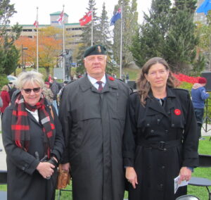 Remembrance Day 2021 BCA President Marilyn Hunter